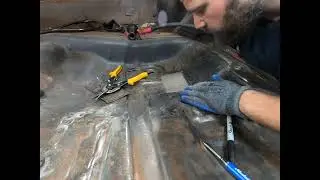Rust repair - how to make your own floor patch panels