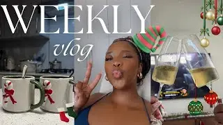 WEEKLY VLOG | Last Minute Christmas Shopping, Setting Up My Tree, Let's Bake Cookies, New Braids...