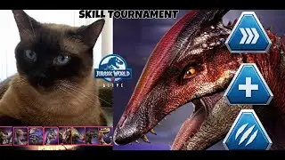 BOOST TOURNAMENT!! Practicekat vs. Dinosaurs.  (Jurassic World Alive 2.13)