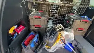 Adding a &ldquo;safety&rdquo; partition to 2017 Dodge Grand Caravan&rsquo;s rear cargo area.