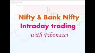Nifty banknifty intraday trading strategy [Hindi] with Fibonacci retracement levels