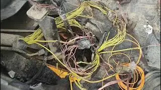 JCB Machine ki Vireing jal gyi fir repair krna pda /JCB machine Vireing  #jcb #JCBvireing #jcbvideo