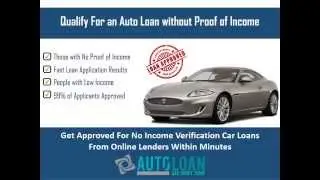 Get Auto Loan without Proof of Income