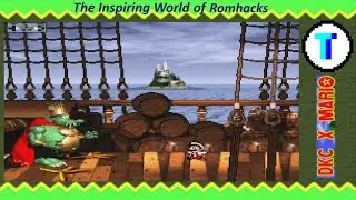 DKC X Mario v1.1 Walkthrough Part 6 [Final] Fathlo Caverns and Gang-Plank Galleon