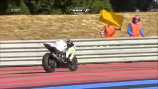 Out of control funny sport bike ever without a rider