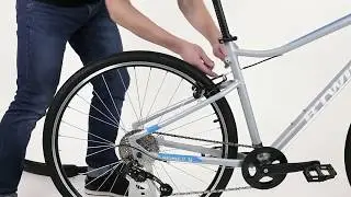 Btwin Cycle Riverside 100/ how to setup mudguard in  BTWIN /cycle