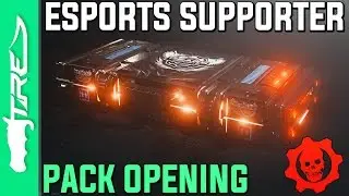 BLACK STEEL SKINS! - Gears of War 4 Gear Packs Opening - 5 ESPORTS SUPPORTER 1 PACKS (Pack Opening)