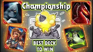 Castle crush : Best Deck 👍 To Win Grand Tournament  🔥 GamePlay Lvl 9🔥