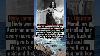 Hedy Lamarr &mdash; Escape From a Dictator #new #history #facts #movie #hollywood #film