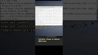 Instalar Steam en Debian GNU/Linux  #gnulinux #linuxcommandlinetutorial #debian12 #steam #proton