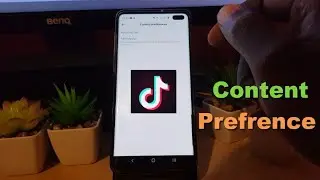 Set Content Preferences Tik tok