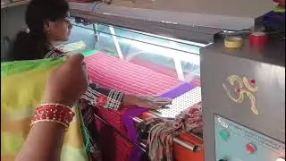 Saree ironing machine