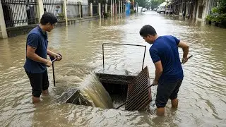 Unclogging Urban Drains to Prevent a City Disaster