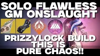 PURE CHAOS!! Solo Flawless Grandmaster ONSLAUGHT - Widows Court - Prizzylock #destiny2 #bungie