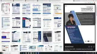 Live Capability Statement Review #2 (w/ SAM, DSBS, Website) for Government Contractors