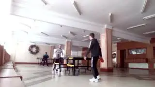  Дубно, (будинок культури). Віталік Яковчук х Діма Зайдель - 4х11,12х10,11х9. 2х1. Статистика 1х1.