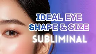 Ideal Eye Shape & Symmetry Subliminal | Harmonious, Balanced Eyes