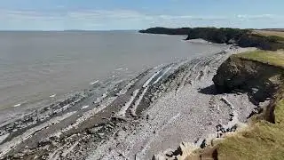 Exploring Coast of UK | Drone Filming | Kilve Beach 