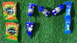 Asmr satisfying video || candy || jelly || chocolate || bubble || kurkure || sound#asmrcandycrush 