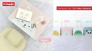 dwinguler kids table / rabbit / dino / panda / chic  new pattern