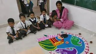 &ldquo;Beautiful Rangoli Designs by Students | WhiteHat School Diwali Celebration 🪔&rdquo;