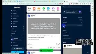 Blogging Expert Tricks 79 - How To Blog Post Post Share To Tumblr Blog  from Blogger New Website
