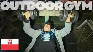 Father & Son Workout in Oldschool Outdoor Polish Gym | Episode 31