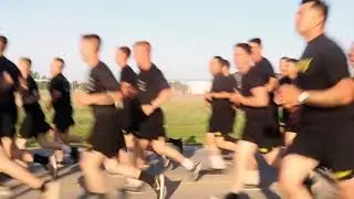 Eagle Day Division Run on Fort Campbell