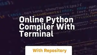 online python compiler with terminal