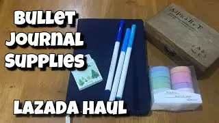 Bullet Journal Supplies Haul from Lazada Philippines