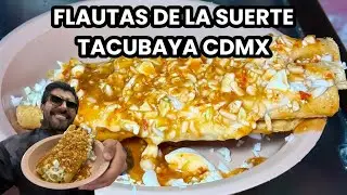 Las Famosas Flautas de la Suerte de Tacubaya, más de 70 años vendiendo. Deliciosas