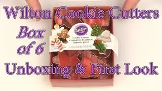 Wilton Miniature Christmas Cookie Cutter 6 Piece Set - Unboxing & First Look