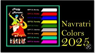 Navratri 9 color 2025 poster designs #navratri2025 #posterdesign #graphicdesign 
