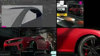 Modellazione, UVmapping, texturing, animazione, rendering, montaggio video.