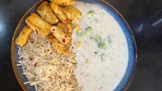 Creamy veggies and paneer rice bowl #viral dish