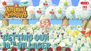 ACNH: Prep for 3.0 - 10th Villager! LIVE! #animialcrossing #3.0 #cozygaming
