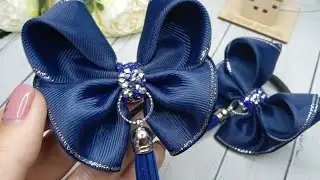 интересный вариант бантиков для школы и не только. бантики из репса #beadpark