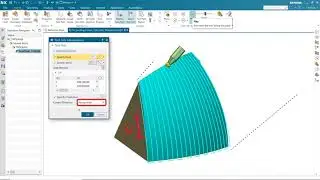 5-Axis Guiding Curves Tool Axis in NX CAM