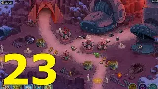 Kingdom Rush 5: Alliance | Миссия 23 &mdash; Darksteel Gates | Три звезды | Невозможный уровень сложности