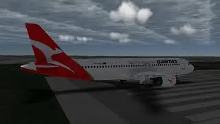 LANDING WITH A QANTAS A320-CEO IN SYDNEY (RFS)