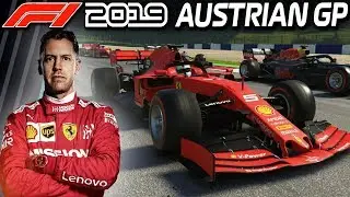 F1 2019 AUSTRIAN GP | SEBASTIAN VETTEL | 25% RACE❗❗