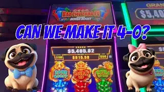 Make it 4 -0? Bao Zhu Zhao Fu Firecracker Slot Machine | Gambling Pugs