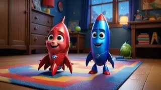 Two Toy Rockets Count to Ten | Space Counting Song for Kids | Nursery Rhymes and Baby Songs