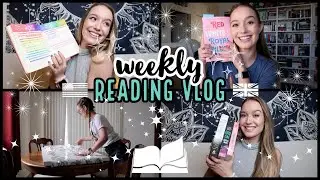 ✩ DIY Bookstagram Background and June BuJo Flip Through | Weekly Reading Vlog June 24 - 30 ✩