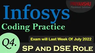 Infosys SP and DSE Coding Questions | Infosys Programming Question | Infosys DSE & SP Coding round