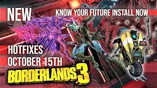 New Borderlands 3 Hotfixes October 15th Gaming News 2020