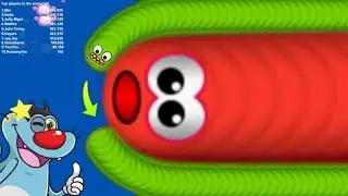Worms Zone.io Very Funny Snake Game oggy Saamp Shinchan Gameplay