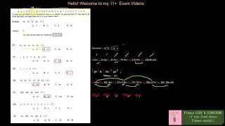 11+ Past Papers | Independent Schools and Grammer Schools | Verbal Reasoning | 2015 | Video # 1