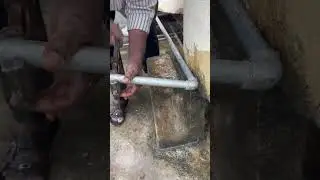 Old iron pipe joint connecting ll with water supply to tank 🙏#plumbing #electrical #viral 