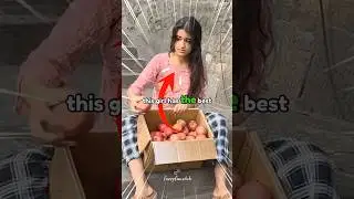 She feeds hungry monkeys apples one by one, sharing kindness with moms and babies 🐒🍎 #Kindness
